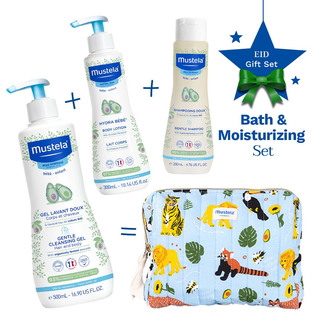 Mustela - Bath And Moisturising Set