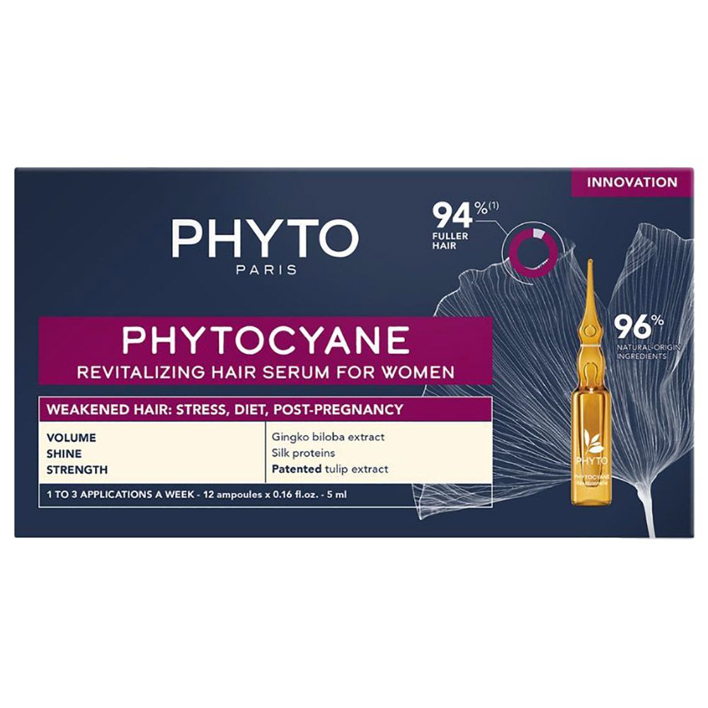 Phyto - Phytocyane Revitalizing Serum For Women 12pcs - 5ml