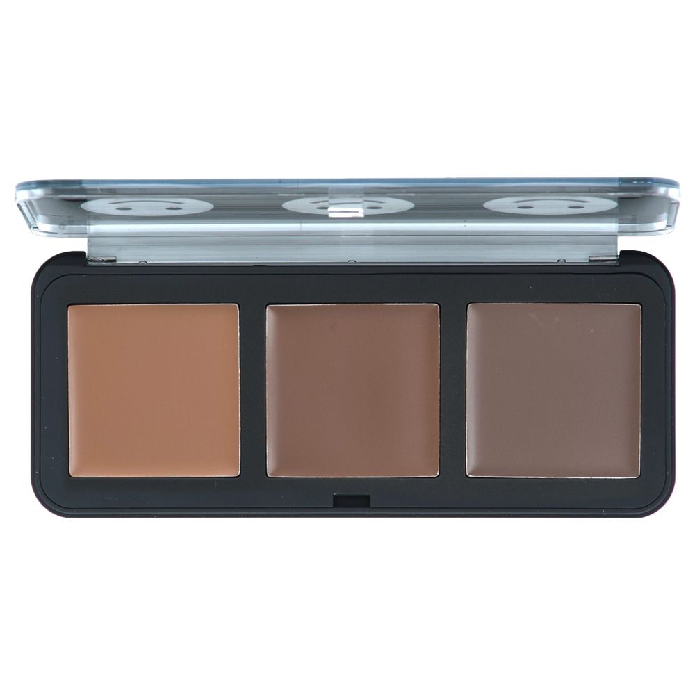 The Creme Shop - 123 Smile Shading Cream Trio Palette Medium