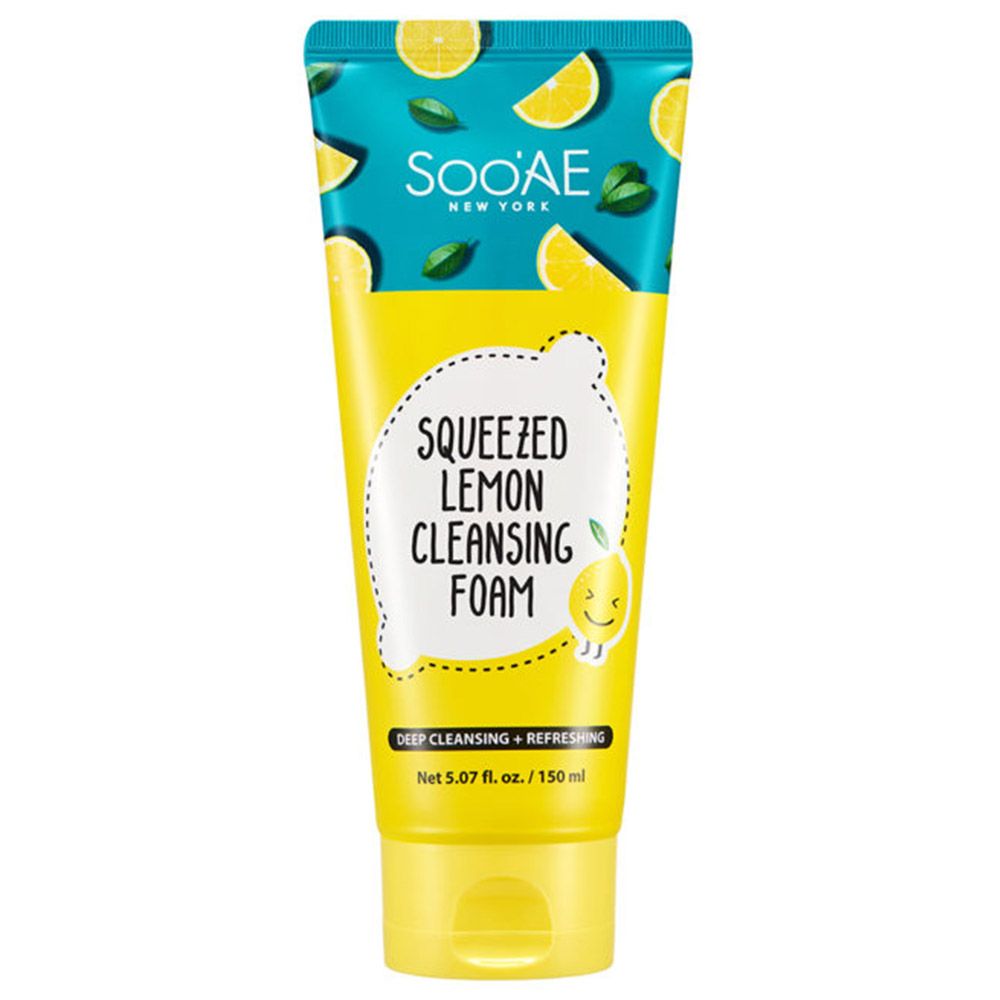 Soo'ae - Squeezed Lemon Cleansing Foam