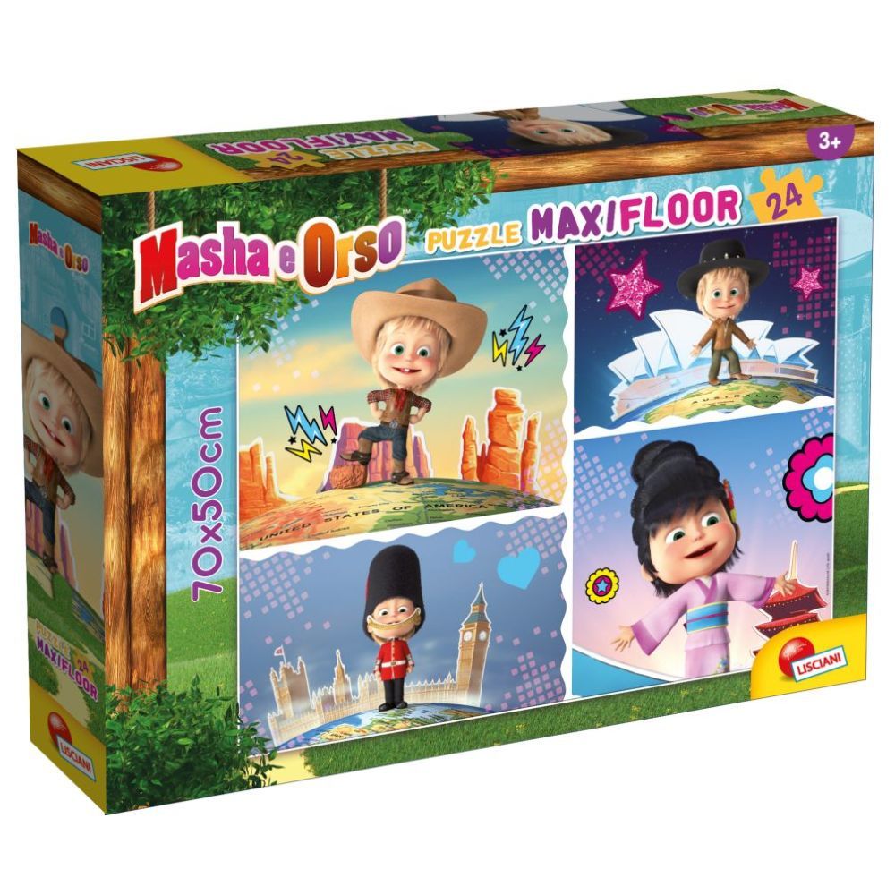 Masha And The Bear - Masha Puzzle Maxi Floor 24 Pcs