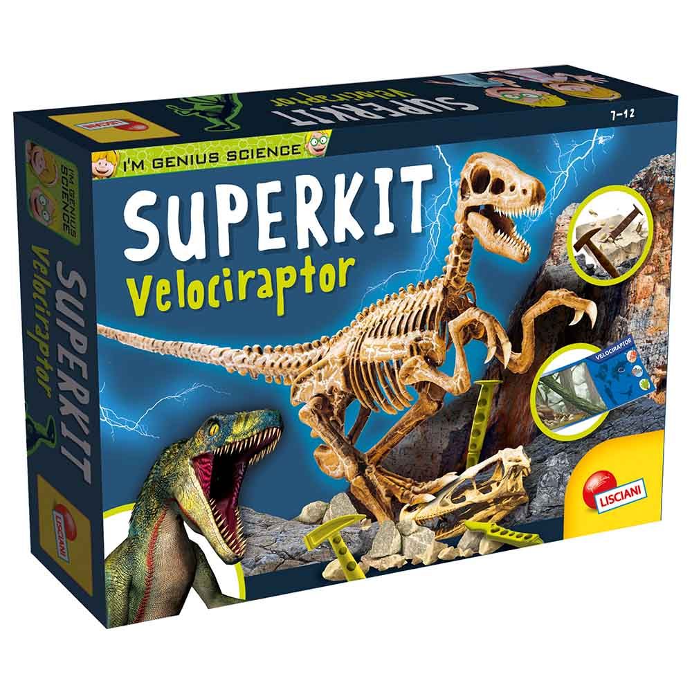 Lisciani - I'm A Genius Super Kit Velociraptor