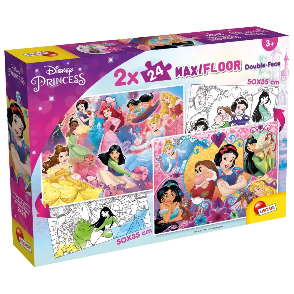 Disney - Maxifloor Princess Puzzle 2 x 24pcs