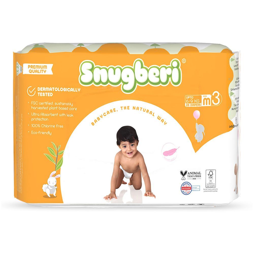 Snugberi - Diaper Size 3 Medium 6-9 kg 28pcs