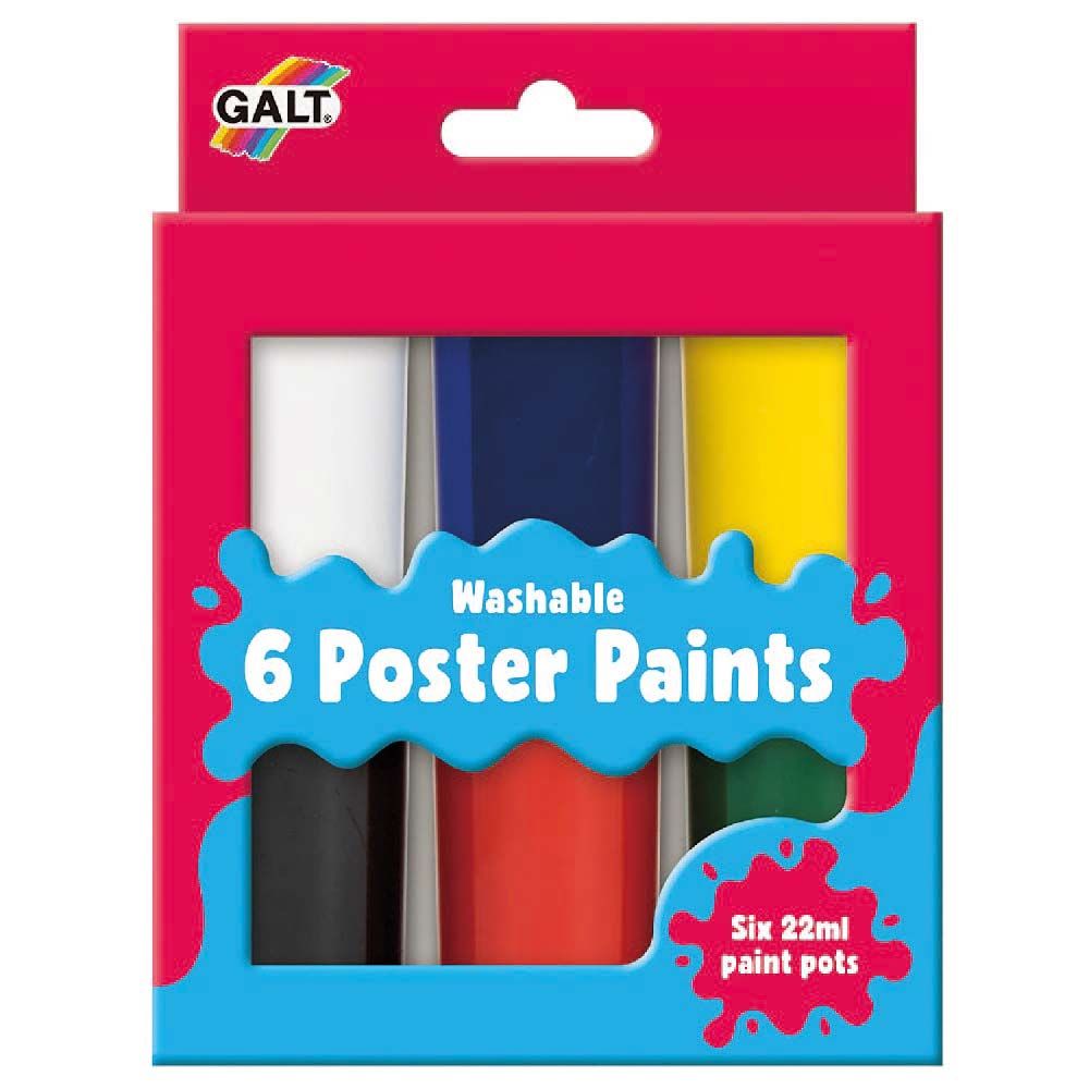 Galt Toys - 6 Poster Paints - Washable