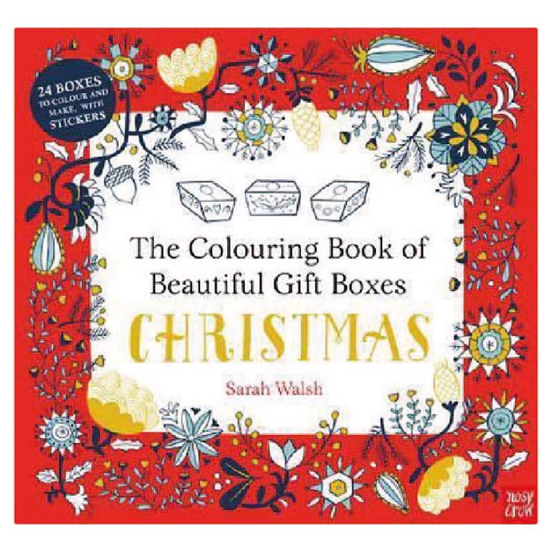 The Coloring Book Of Beautiful Gift Boxes: Christmas