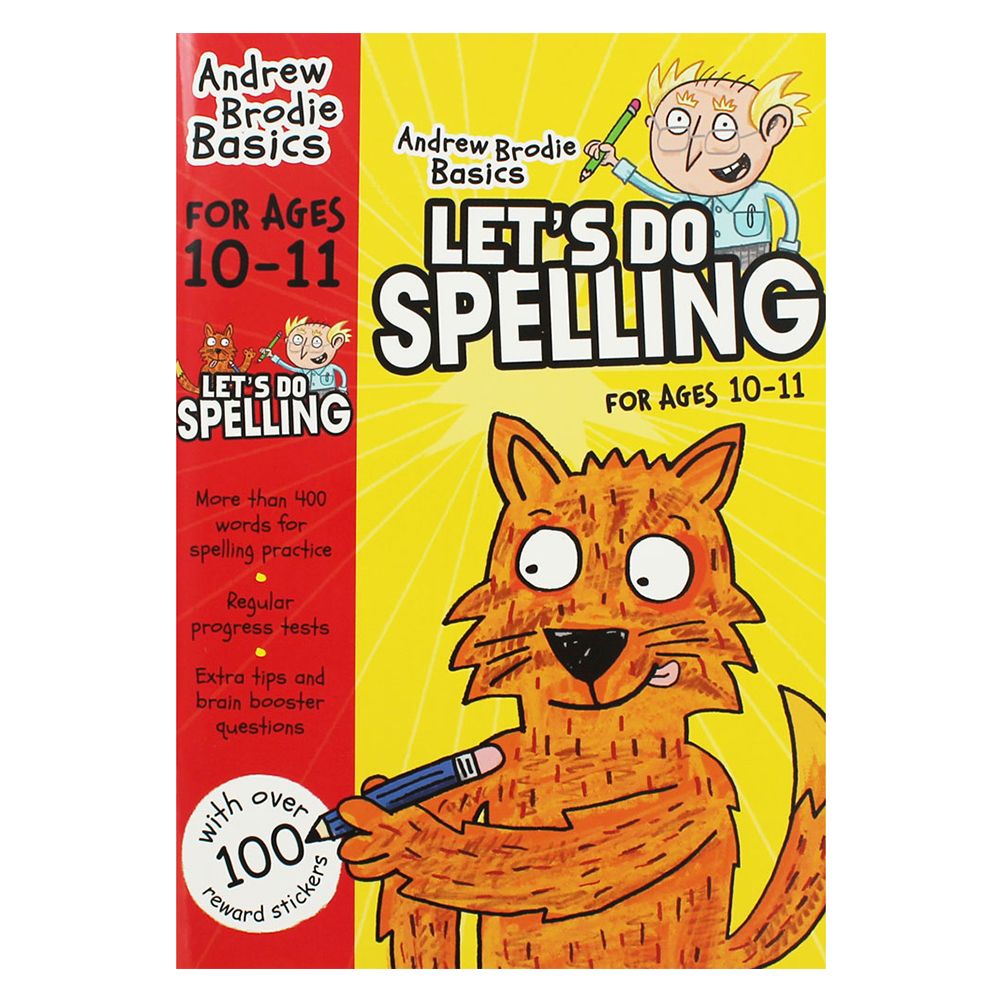 كتاب آندرو برودي التعليمي "Let's Do Spelling"، 10-11 سنوات