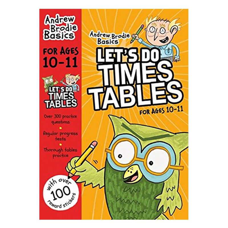 كتاب آندرو برودي لجدول الضرب "Let's Do Times Tables"، 10-11 سنوات