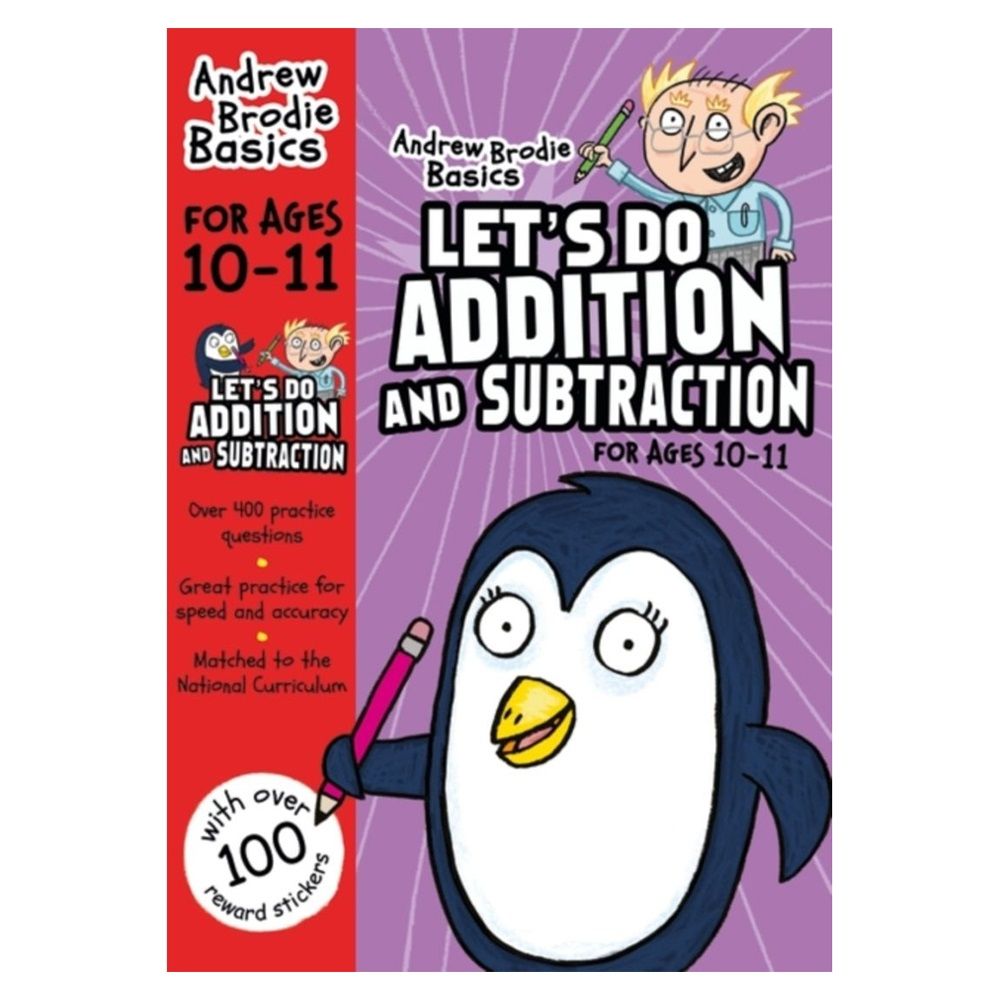 كتاب آندرو برودي التعليمي "Let's Do Addition and Subtraction"، 10-11 سنوات