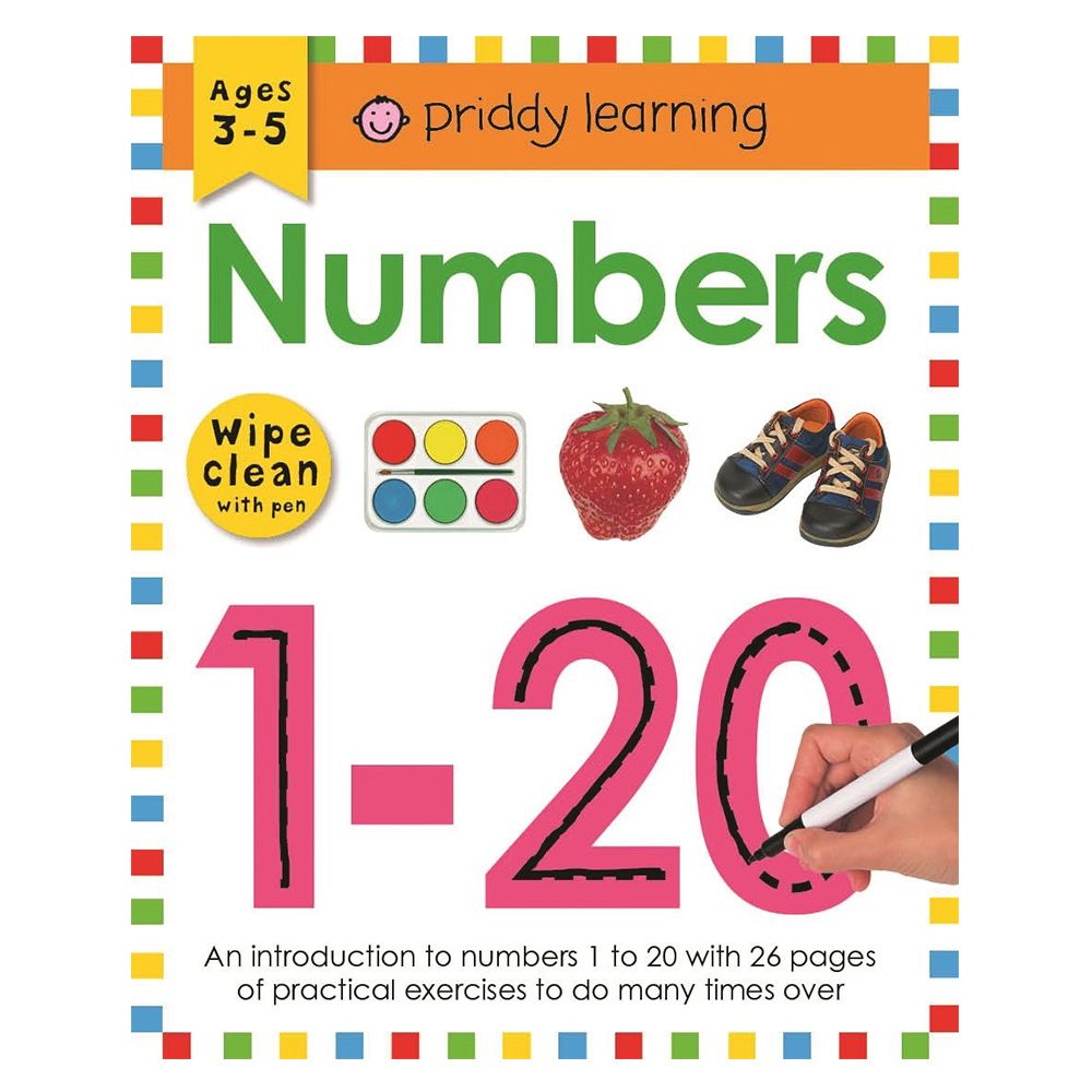 Priddy Books - Numbers 1-20: Wipe Clean Workbooks