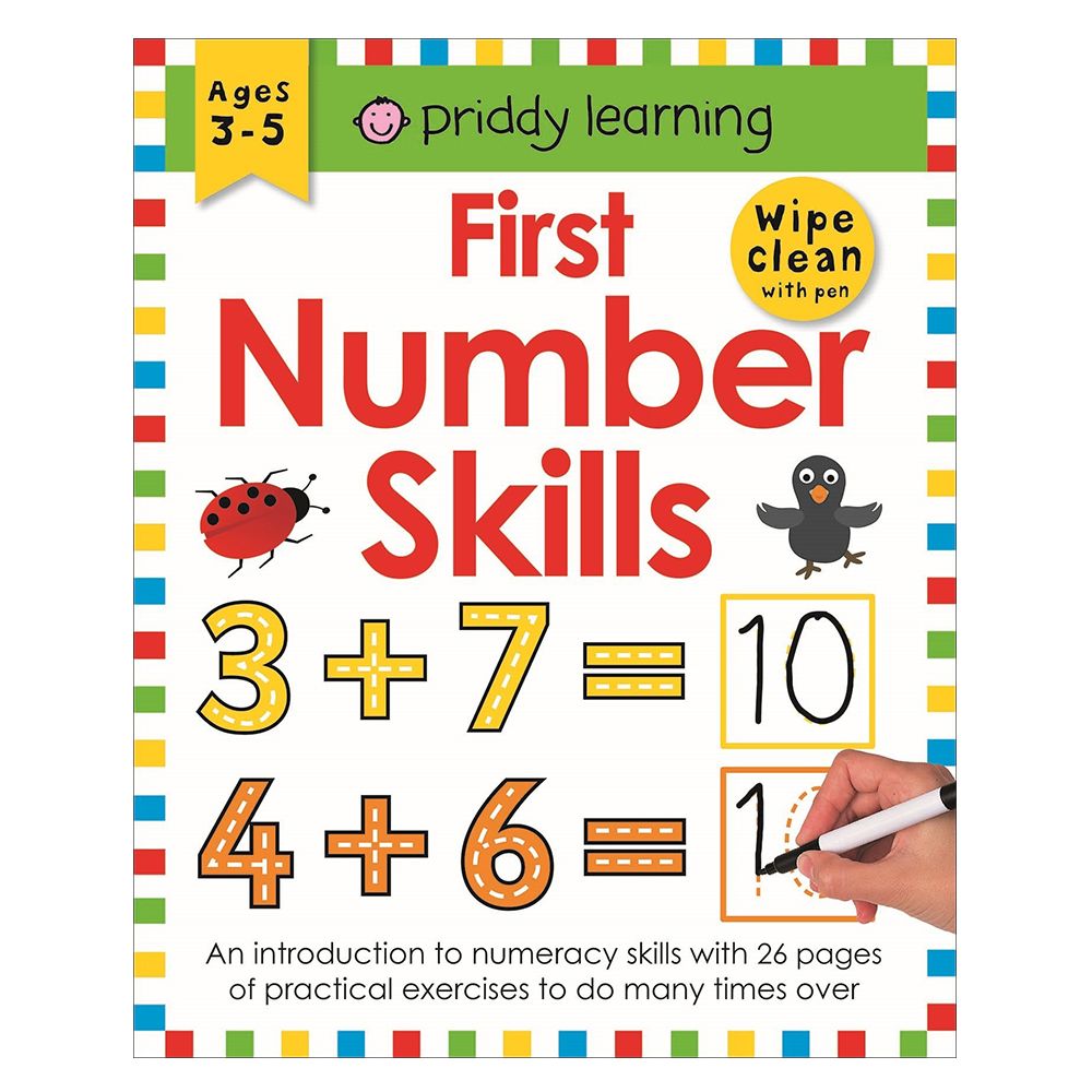 Priddy Books - First Number Skills: Wipe Clean