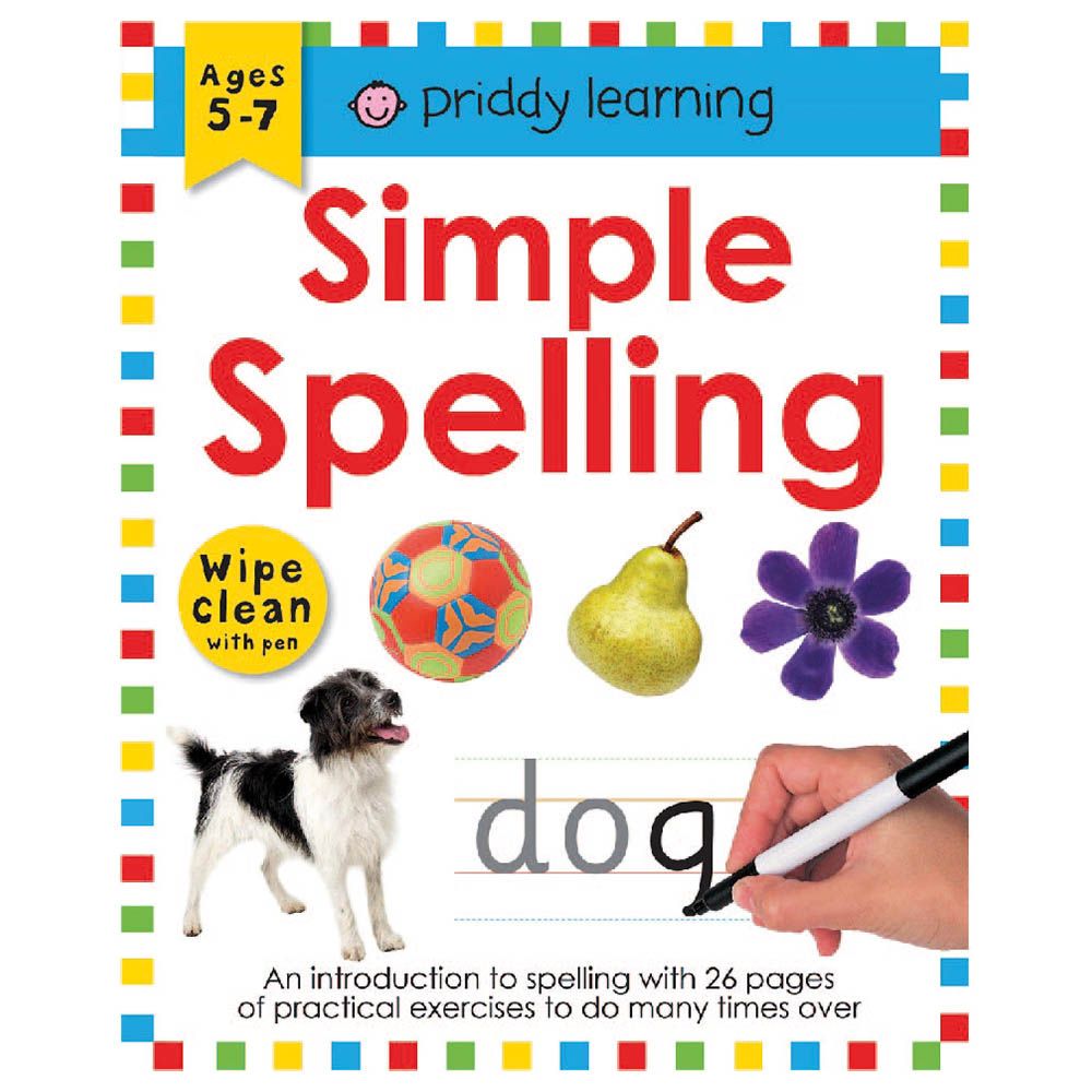 Priddy Wipe Clean: Simple Spelling Workbook