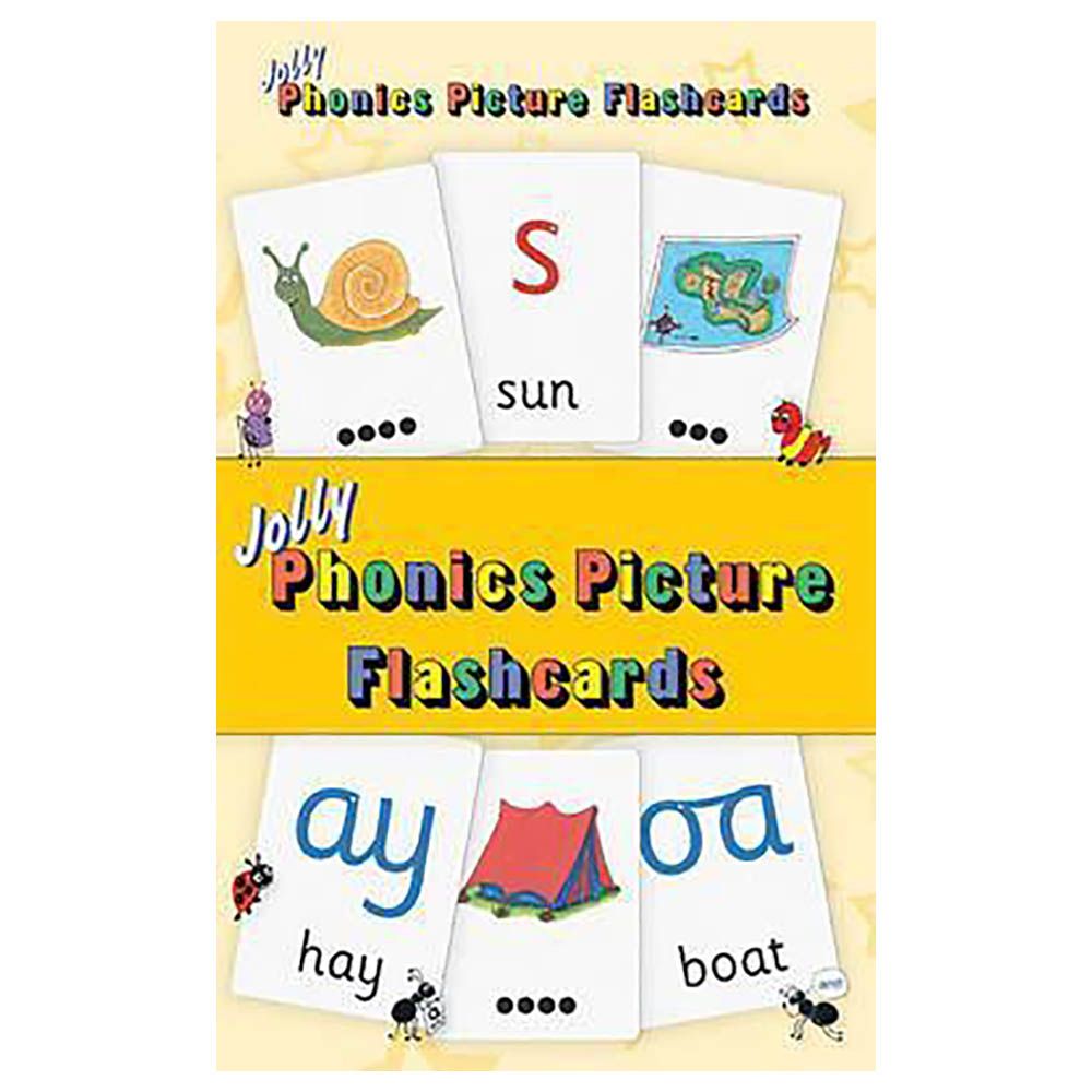 Jolly Phonics Picture Flash Cards: In Precursive Letters