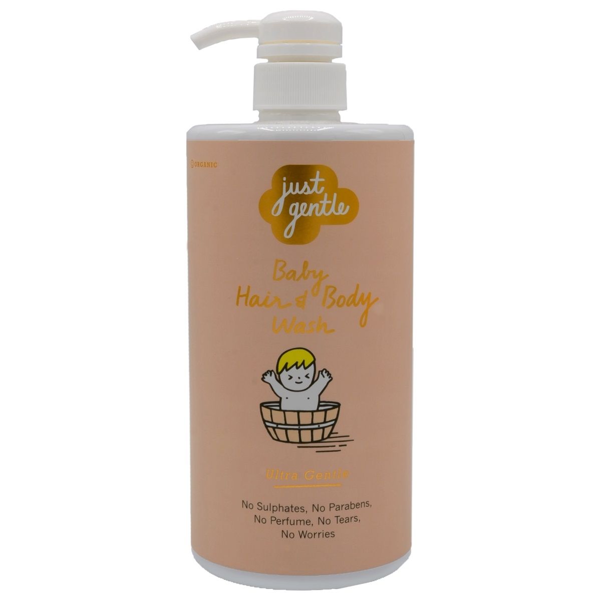 Just Gentle – Ultra Gentle Baby Hair & Body Wash, 900ml