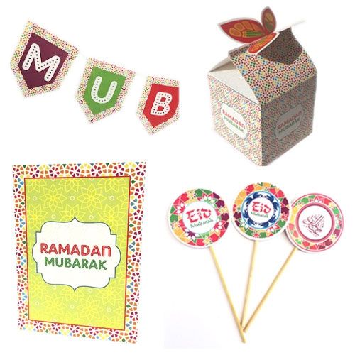 Bismillah Buddies - Ramadan Decor Set- 24 Pcs