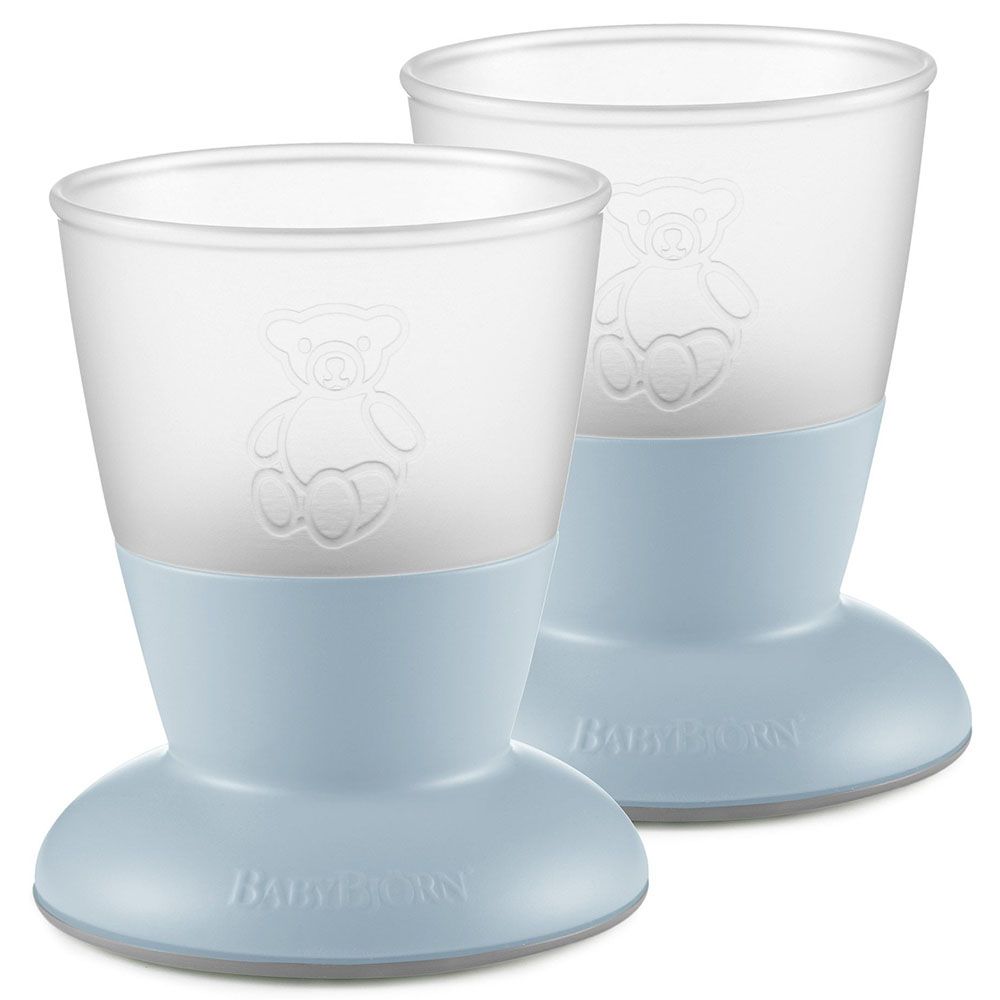 BABYBJORN - Baby Cup - Pack of 2 - Powder Blue