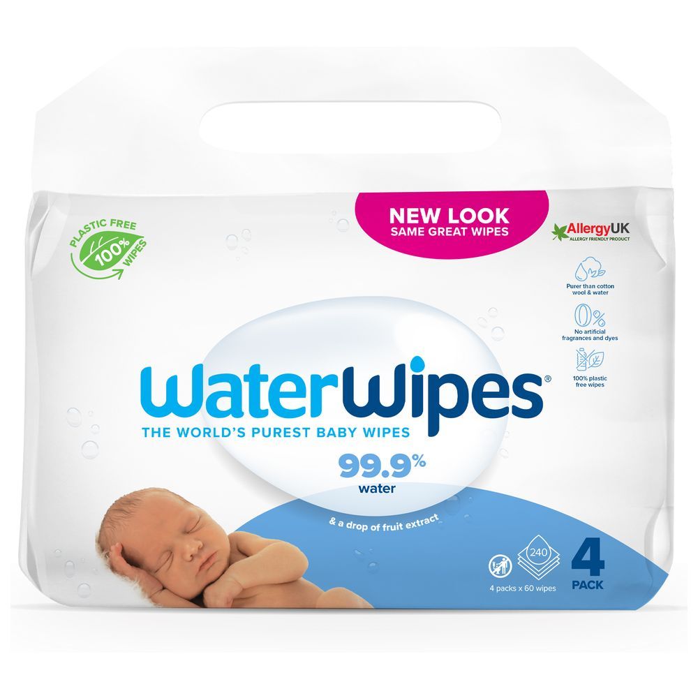 Waterwipes - Original Plastic Free Wet Wipes - 240pcs