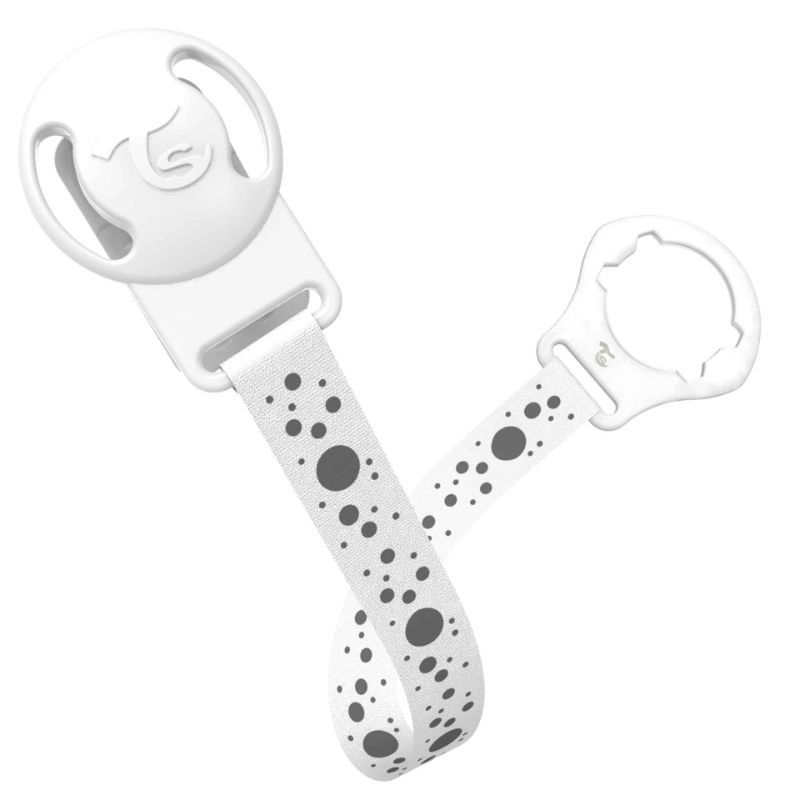 Twistshake - Pacifier Clip - White