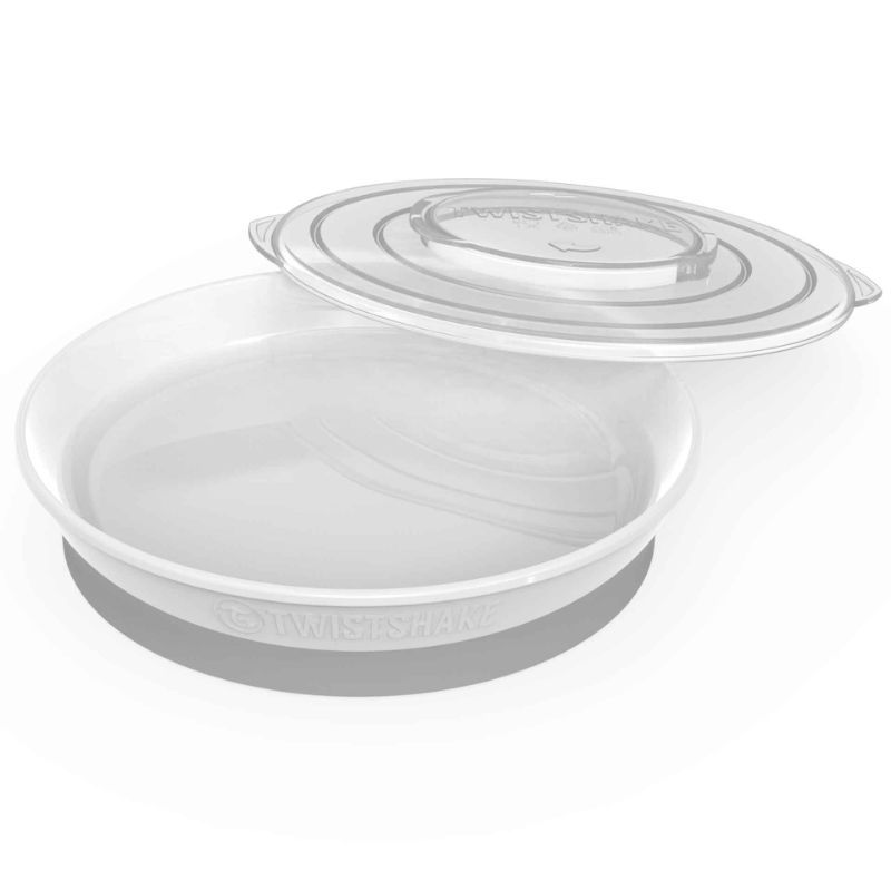 Twistshake - Plate 6+m - White