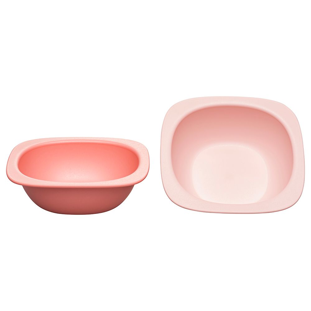 Nip - Green Feeding Bowl - Pink