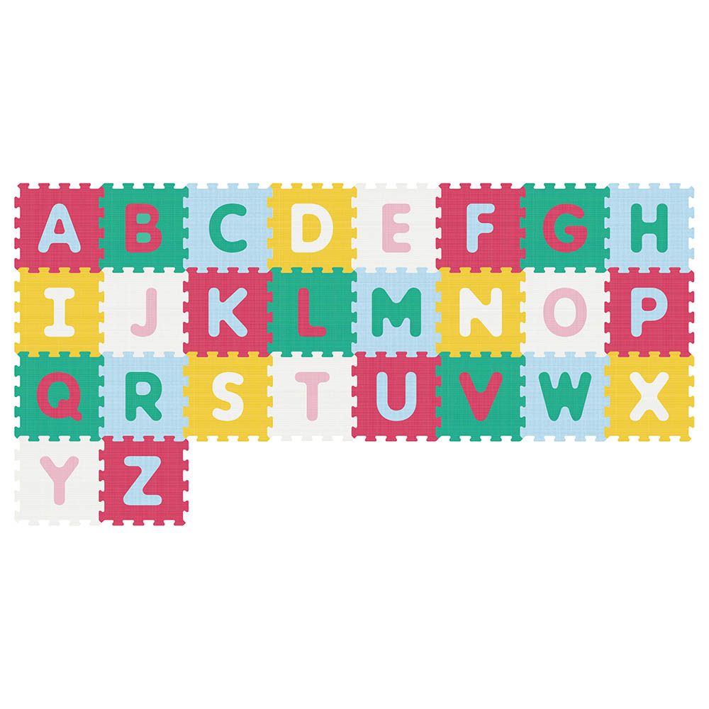 Sunta - Alphabet Floor Puzzle Mat 26 pcs - (Colour May Vary)