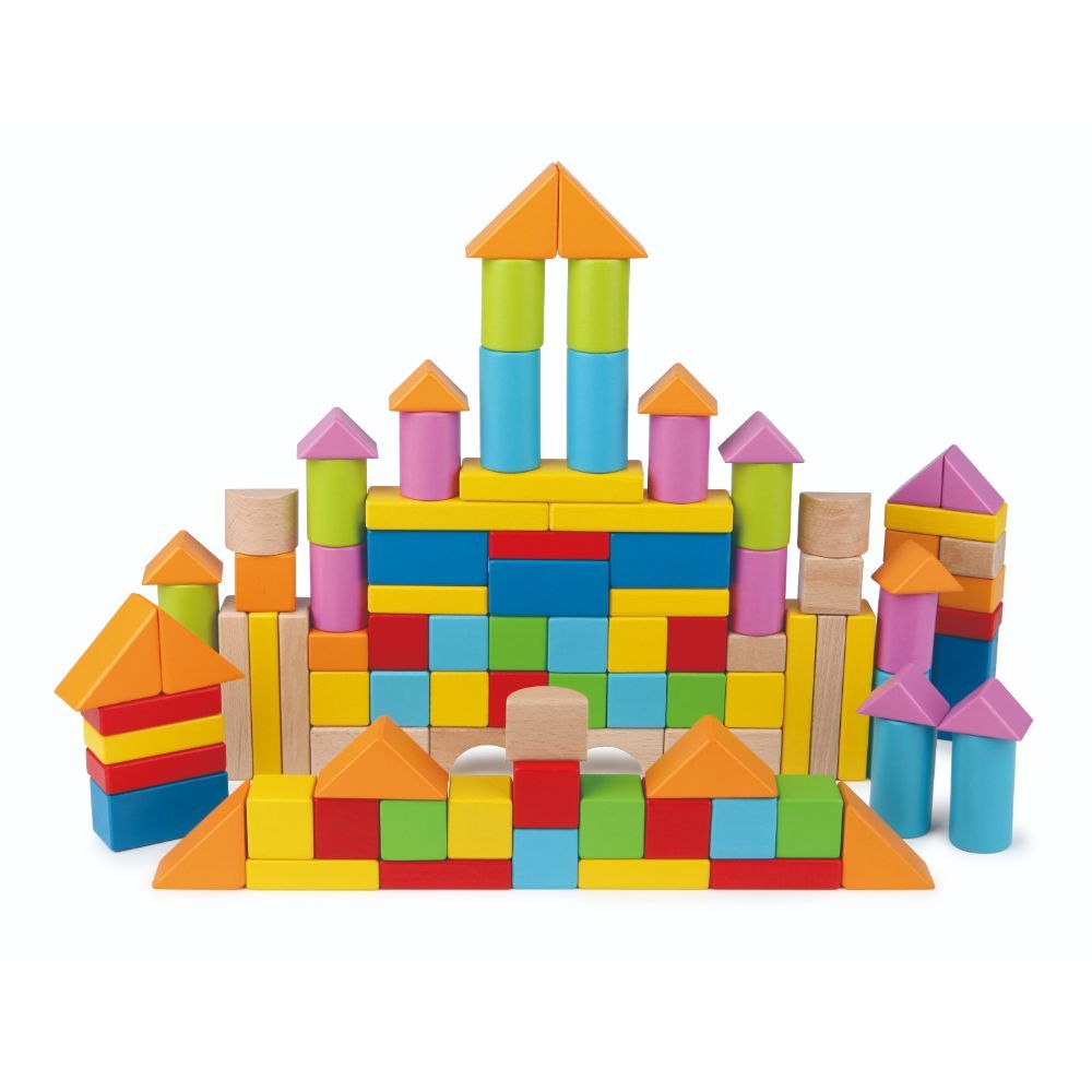 Hape - Wooden Wonderful Building Blocks Set - 101 pcs