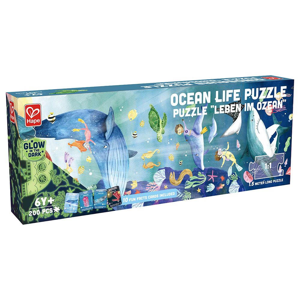 Hape - Ocean Life Puzzle 200Pcs