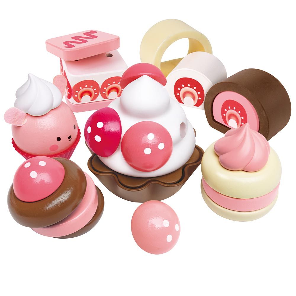 Hape - Strawberry Dessert Set - 7pcs