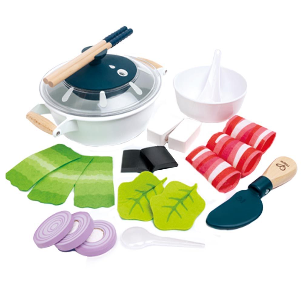 Hape - Hotpot Cooking Playset - 11pcs