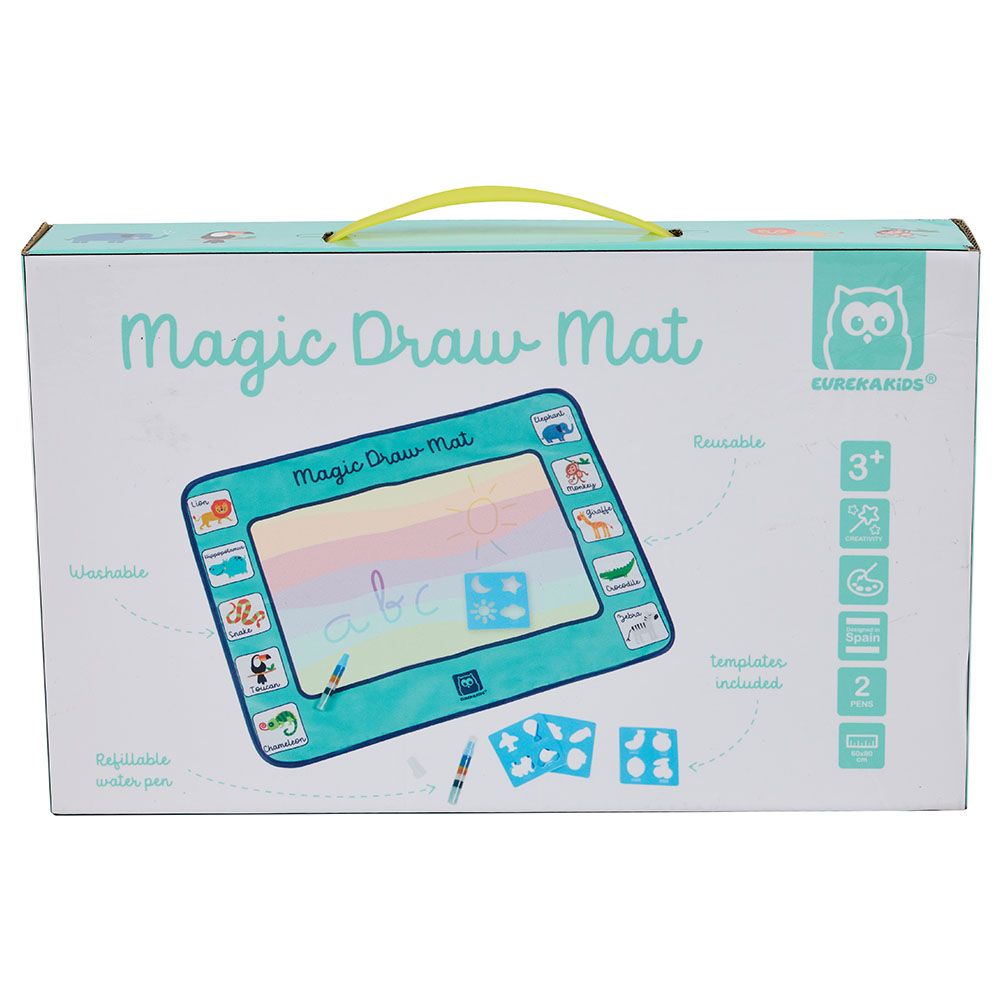 Eurekakids - Water Painting Magic Draw Activity Mat - 60x80 cm