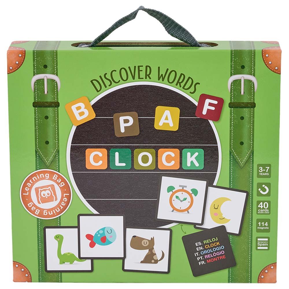 Eurekakids - Magnetic Discover Words w/ Letters & Cards - 154pcs