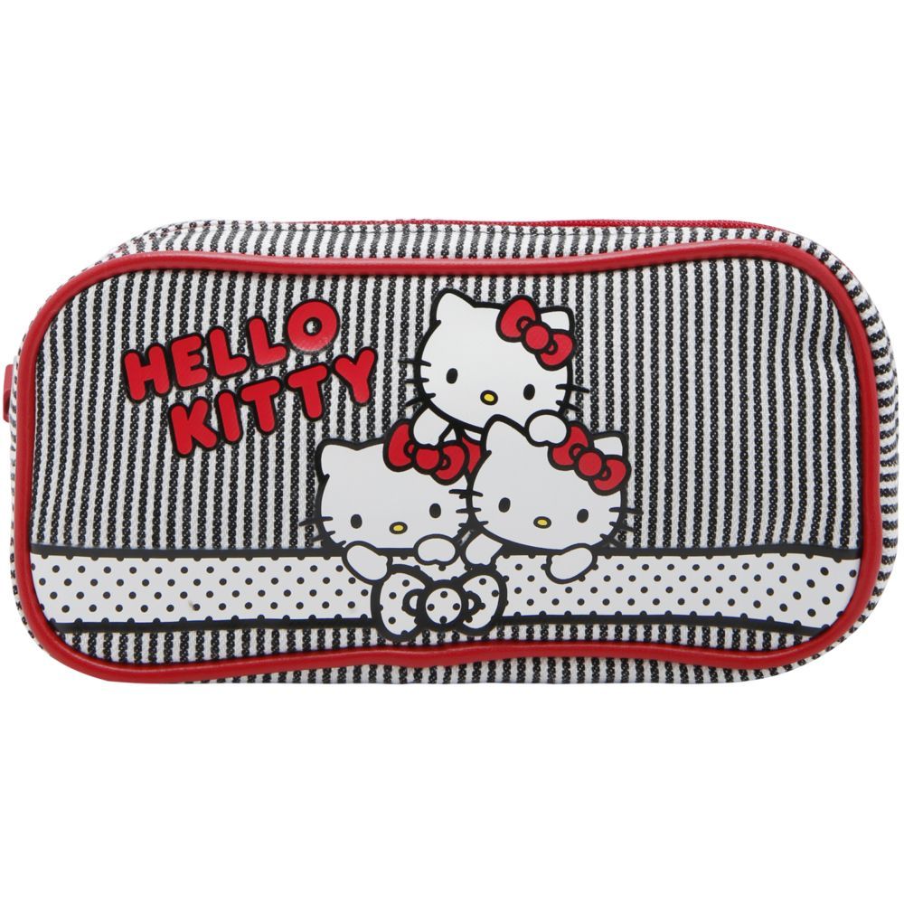 Hello Kitty - Triple Pen Case - Blue