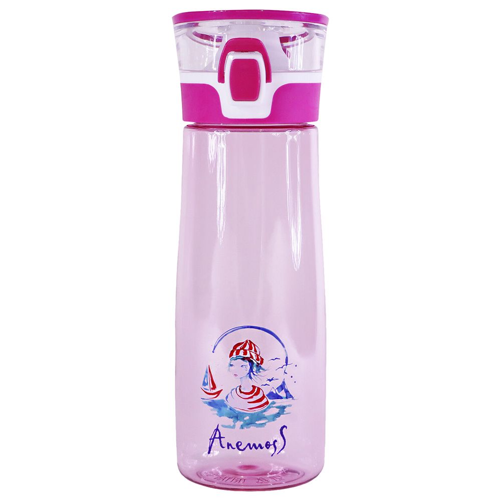 Anemoss - Sailor Girl Pattern Tritan Water Bottle - 600 ml