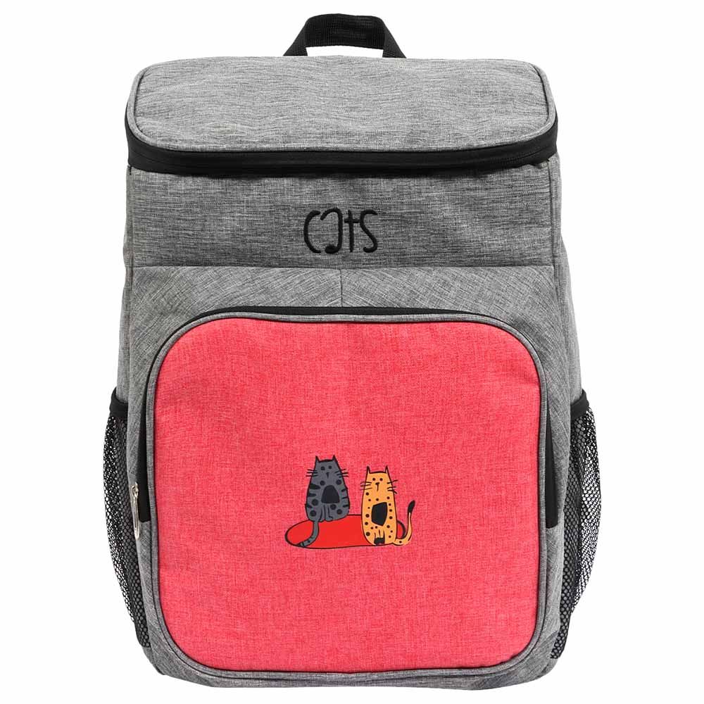 Biggdesign - Cats Insulated Backpack - Red