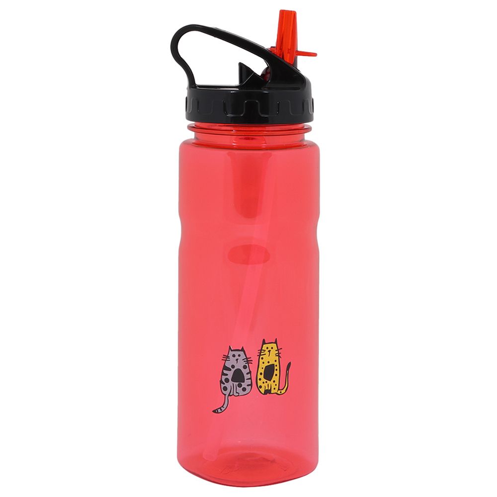 Biggdesign - Cats Tritan Flask - 650 ml - Red