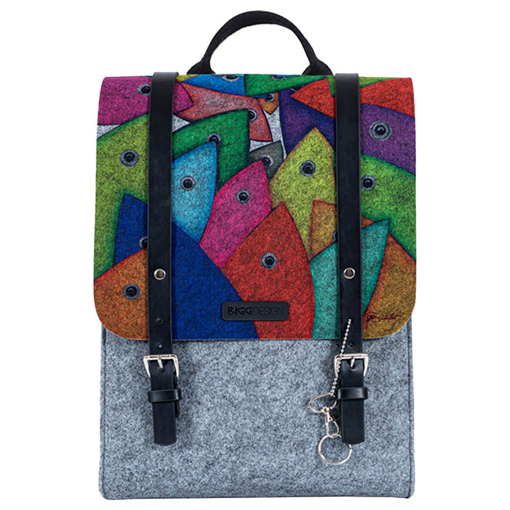 Biggdesign - Fertility Fish Felt Backpack