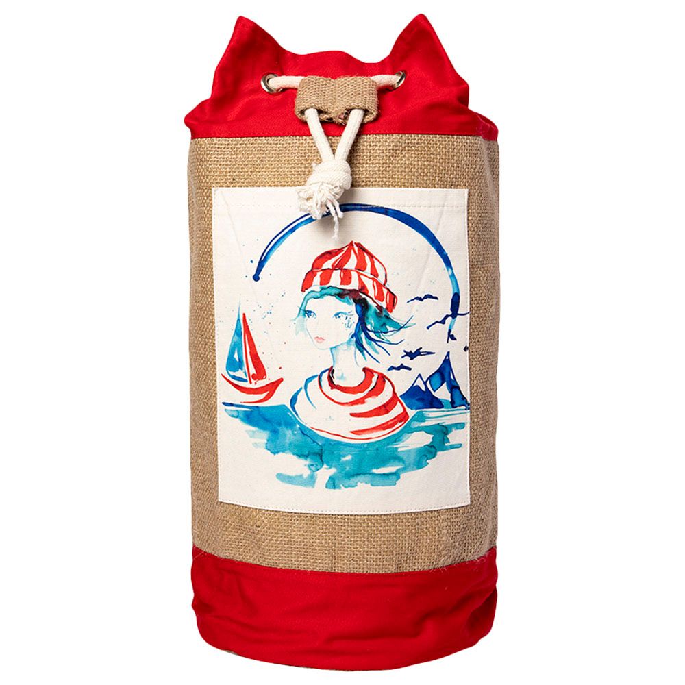 Anemoss - Sailor Girl Jute Bag