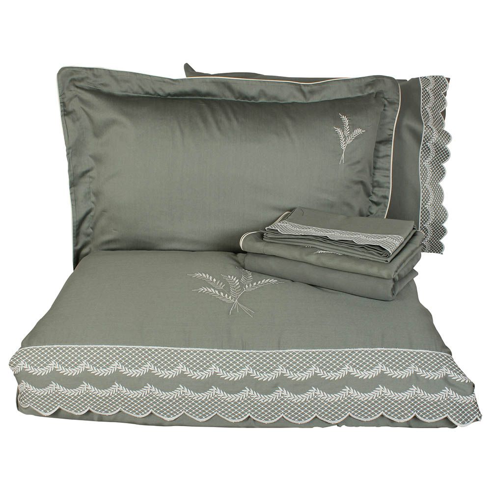 Ecocotton - Ekin Ecolarge Duvet Set 240 x 260 cm - Grey