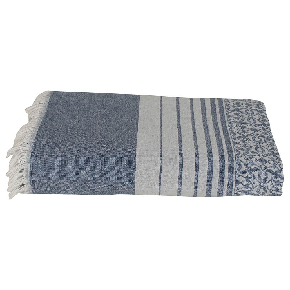 Ecocotton - Lina Peshtamal Bed Cover - Blue