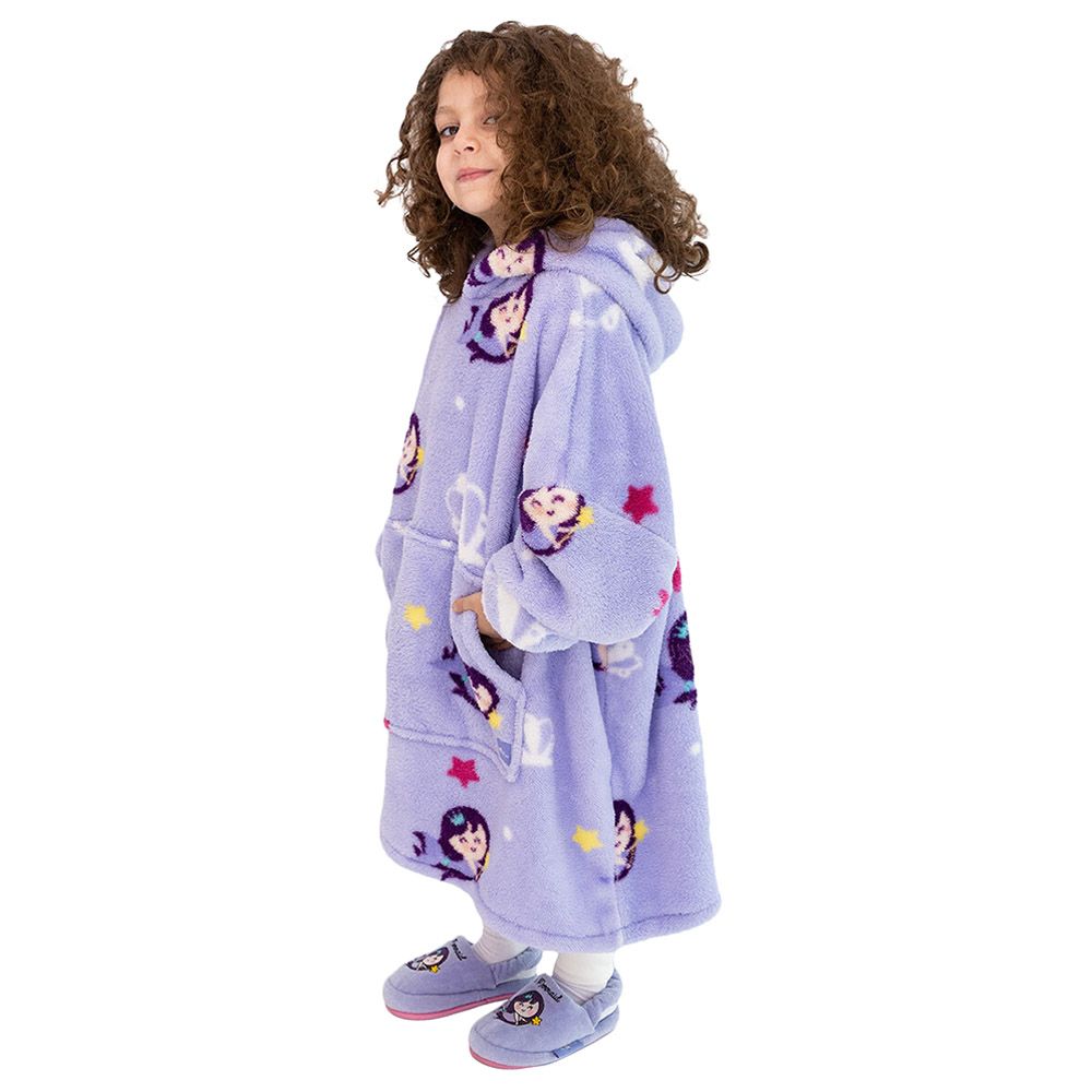 Milk&Moo - Little Mermaid Wearable Blanket Hoodie - Purple