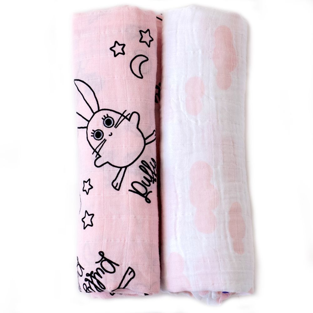 Milk&Moo - Chancin Muslin Swaddle Blanket - Pack of 2