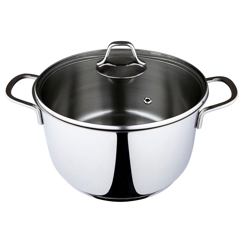 Serenk - Modernist Stainless Steel Stock Pot - 24cm