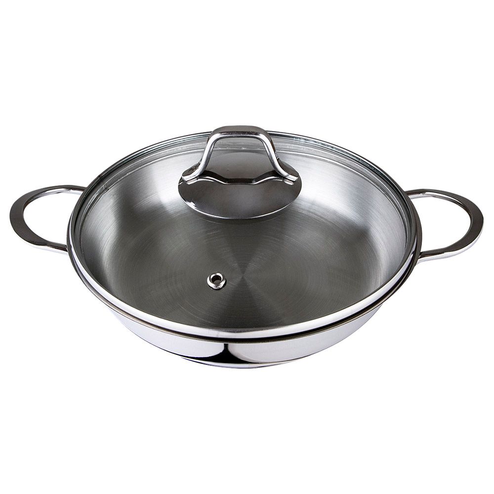 Serenk - Modernist Stainless Steel Omelette Pan - 20cm