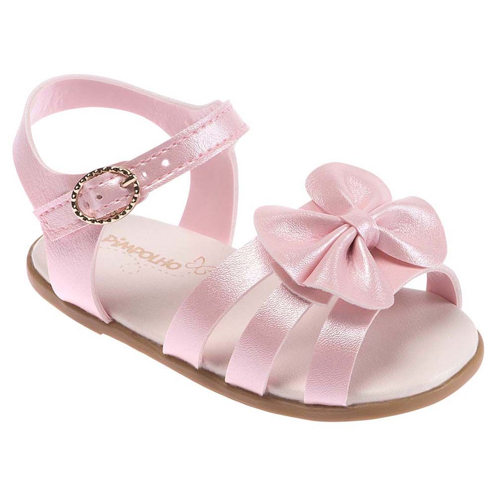 Pimpolho - Ankle Strap Bow Sandal - Pink