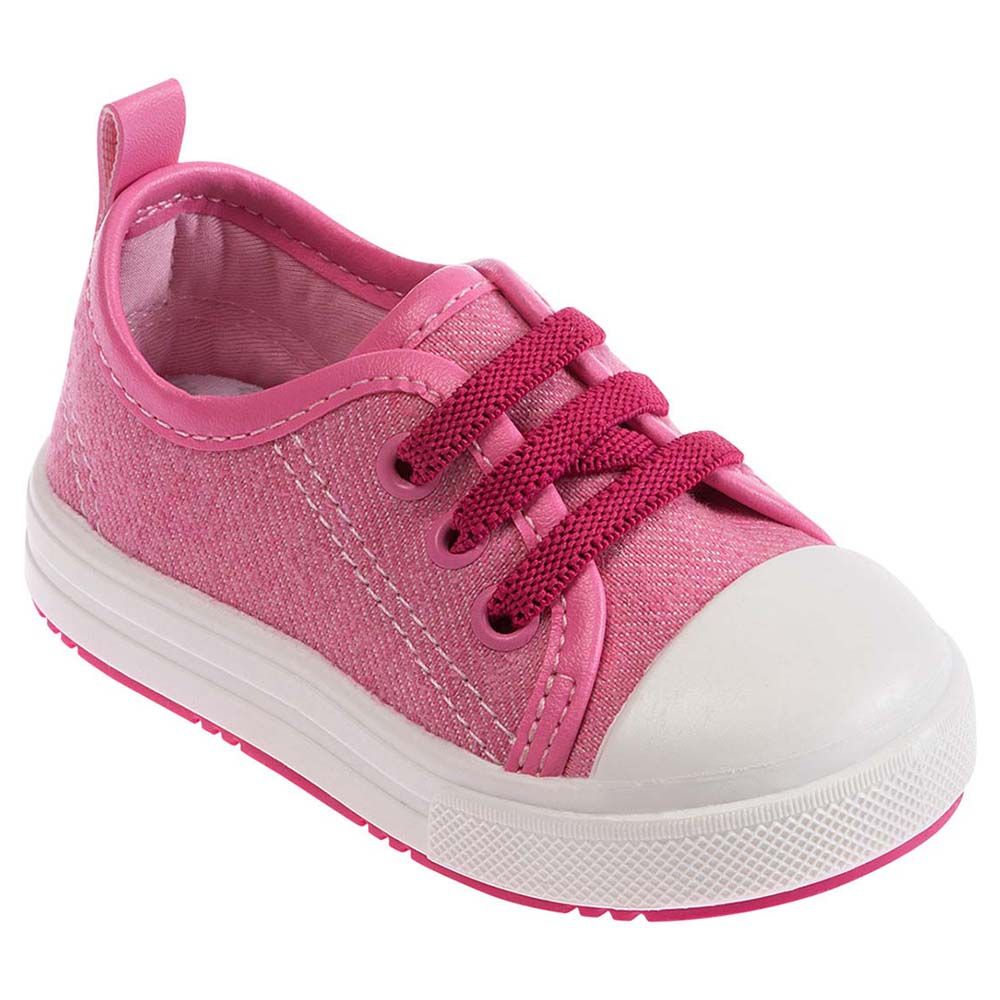 Pimpolho - Lace Canvas Sneaker - Pink