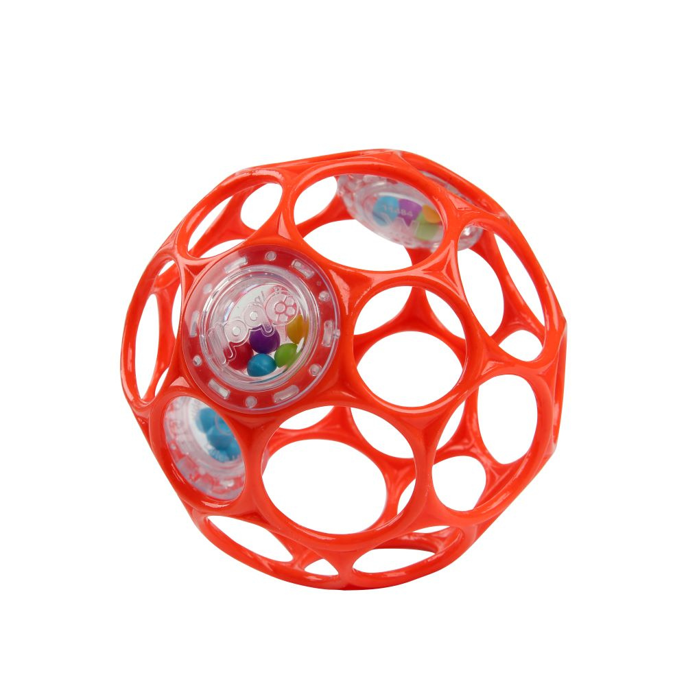 Oball - Rattle Easy-Grasp Toy - Red