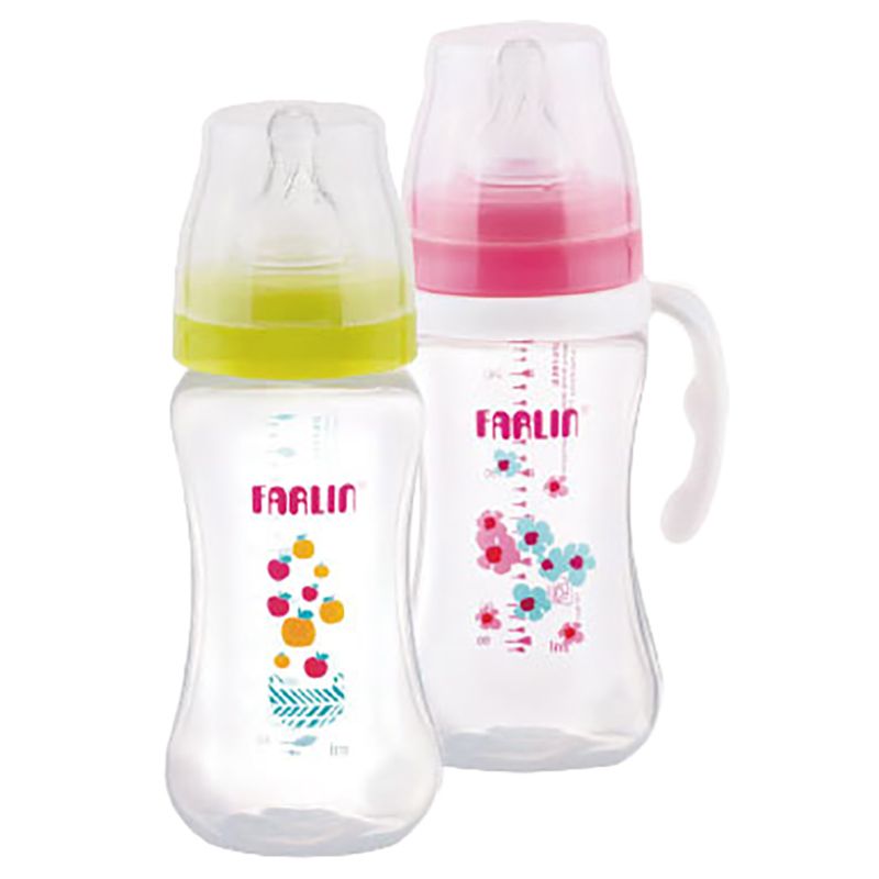 Farlin - Feeding Bottle & Handle Combo - Assorted 1pc