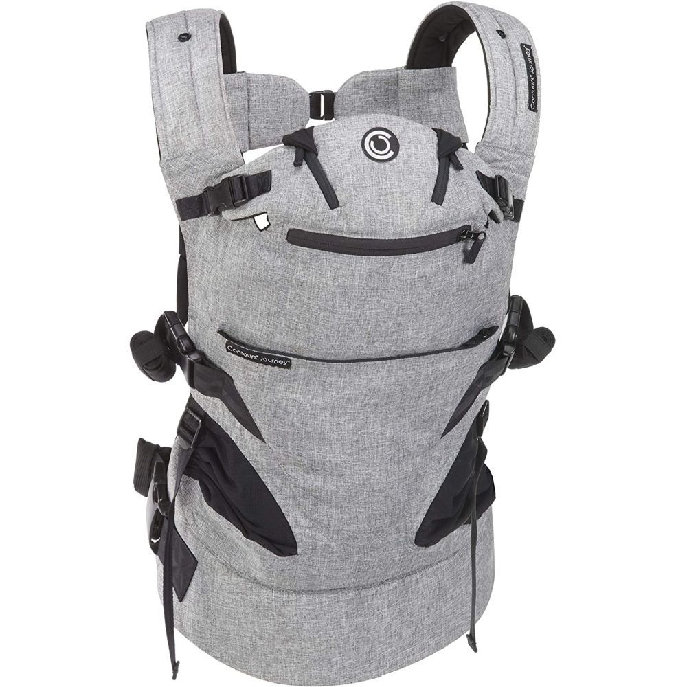 Kolcraft - Contours Journey 5-in-1 Baby Carrier Graphite