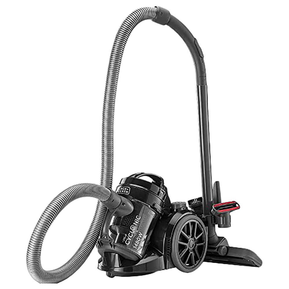 Black+Decker - 1480W Canister Vacuum Cleaner - Black