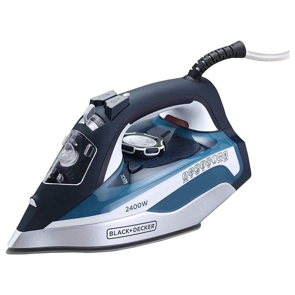 Black+Decker - Steam Iron With Ceramic Soleplate